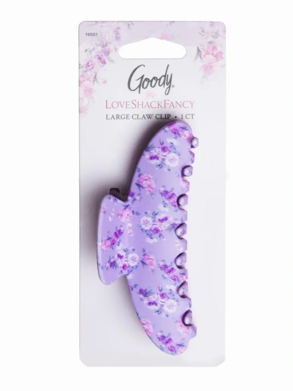 LoveShackFancy x Target – Goody Happy Thoughts Large Claw Clip 1CT Hibiscus